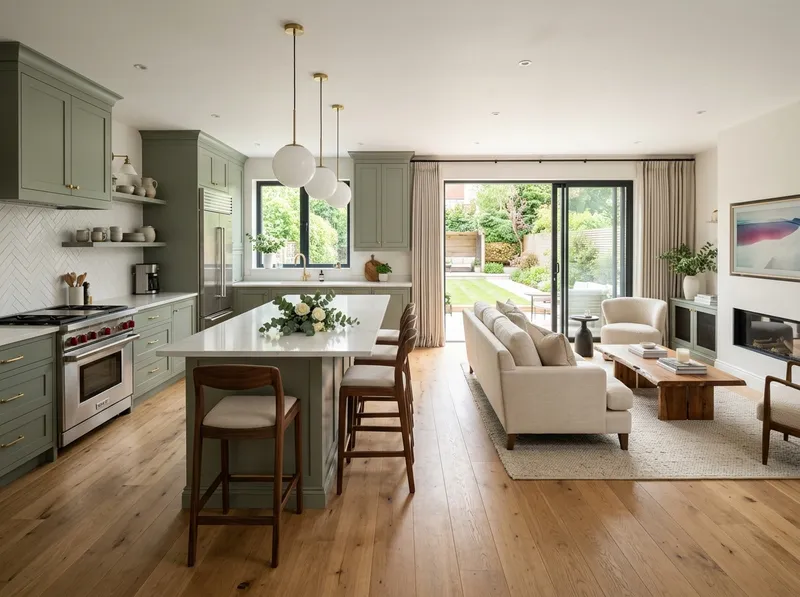 Modern kitchen renovation project management
